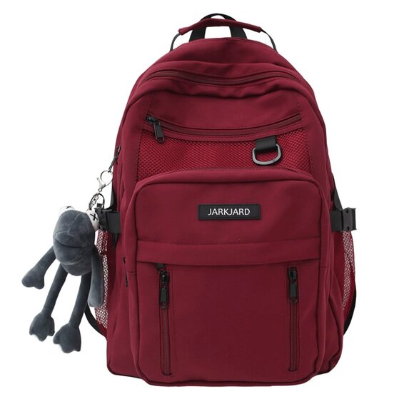 New JARKJARD Red Aesthetic Backpack Kawaii Backpack - Picture 1 of 1